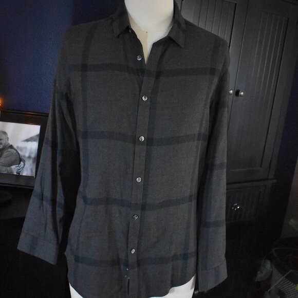 Mens Alfani Long Sleeve Button Down Size Large - Picture 1 of 2